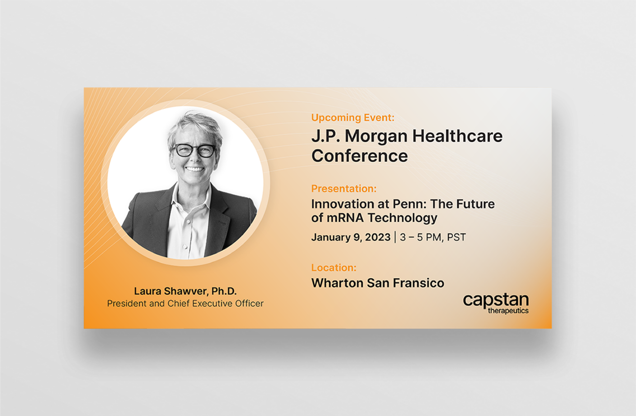 CAPSTAN Therapeutics » Ten Bridge Communications